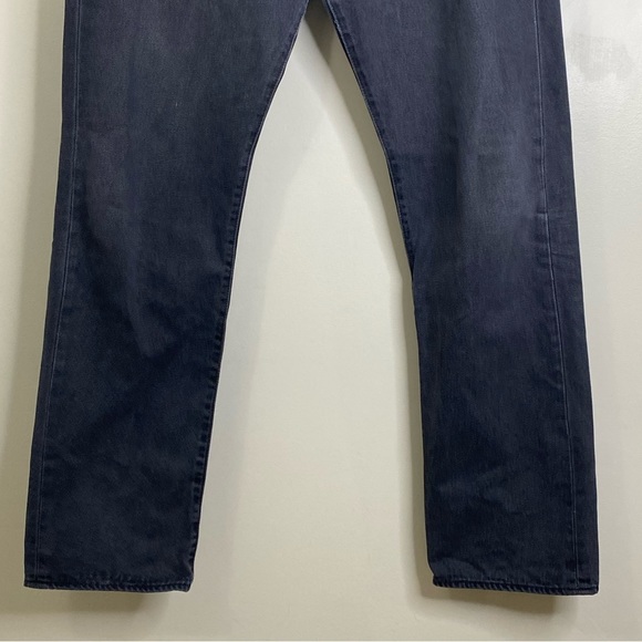 LEVI STRAUSS & CO. 501 MENS GRAY/BLACK JEANS BUTTON CLOSURE 100% COTTON 38W, 36L - Picture 11 of 14